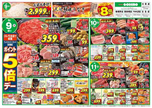 2026年6月9〜15日まで🌈コレモはどれもお買い得🌈-1