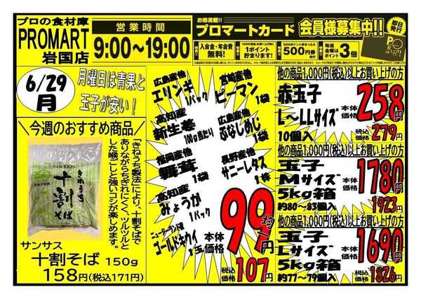 プロマート 6/29(月)～7/2(木)-1