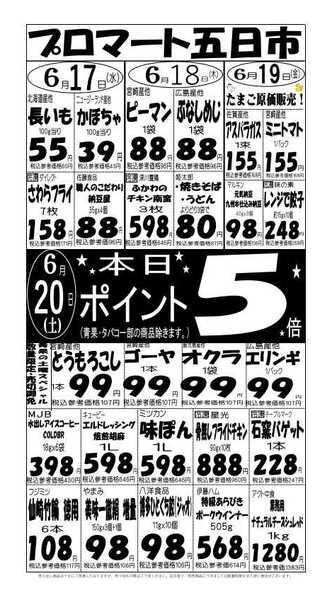 プロマート 6/17(水)～6/20(土)-1