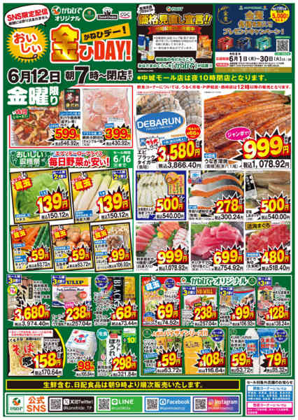 2026年6月12日限りSNS限定！おいしい金ひDAY！new-1