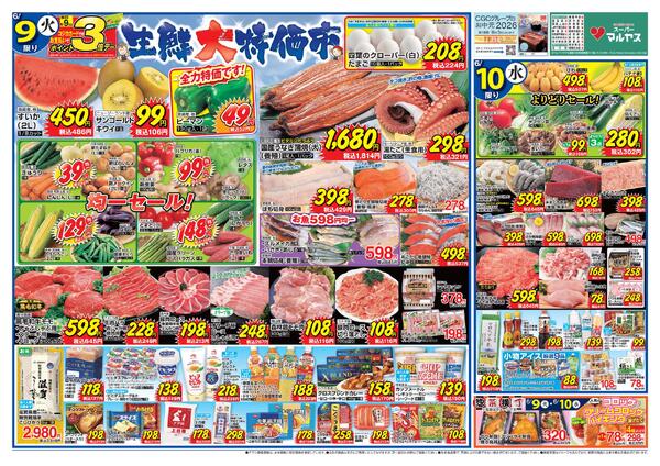 生鮮大特価市！！9日（火）は新鮮青物均一セール！！今旬なお野菜が勢ぞろい！！-1