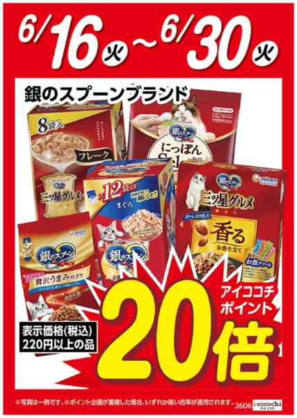 2026年6月16日〜30日まで銀のスプーンブランド　ポイント20倍-1