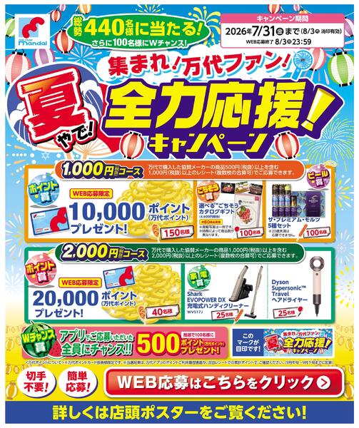 7/1-31 夏やで! 全力応援! キャンペーン-1