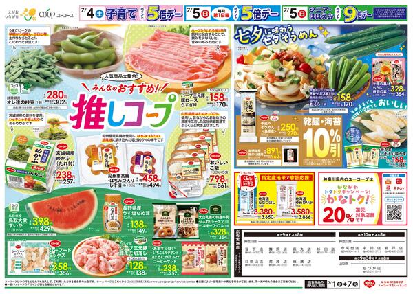 人気商品大集合！みんなのおすすめ！推しコープ　七夕に味わう七夕そうめん　乾麺・海苔１０％引-2