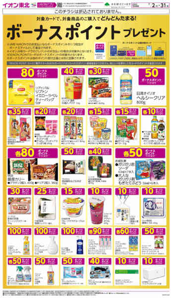 2026年7月2日〜31日までボーナスポイント-1