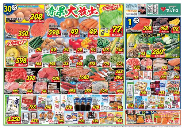 青果大放出！！旬なお野菜・果物を大放出！7月2日は半夏生です！-1