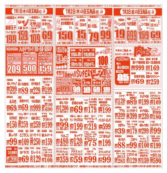 【6月30日(火)～7月3日(金)】 越谷花田店お買い得品のご案内です!!6月30日(火)～7月3日(金)-2