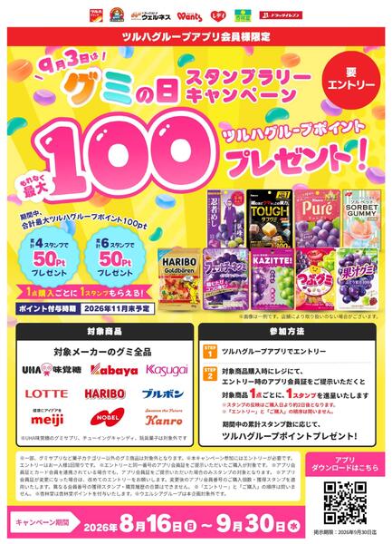 グミの日スタンプラリーキャンペーン実施！※要エントリーnew-1