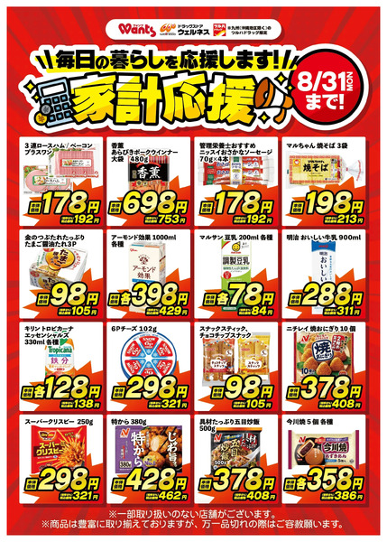 8 /13~31 ウェルネス 家計応援チラシ企画-18月13日～8月31日new-1