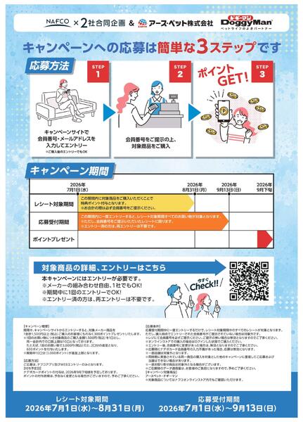 ７月・８月　ペット用殺虫剤・防虫剤・消臭剤ポイントキャンペーン！-2