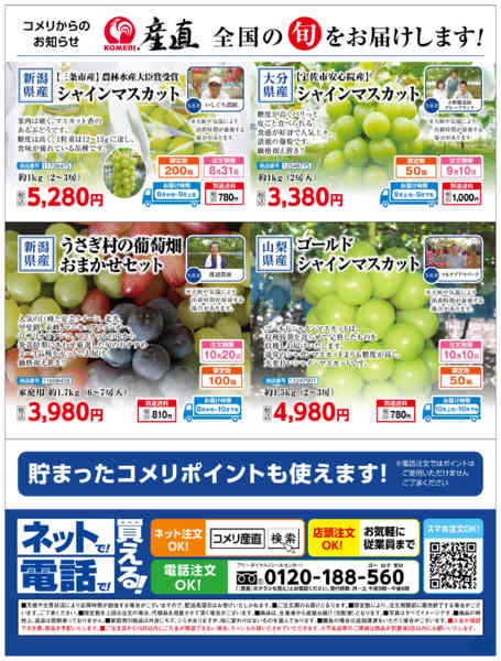 2026年8月15日〜31日まで〈産直〉全国の旬をお届けします!-1