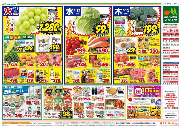 8月11日～8月13日　チラシ情報-2