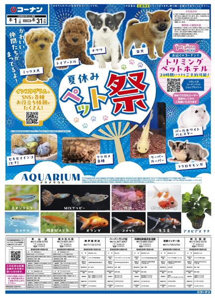 8月1日～8月31日　夏休みペット祭-1