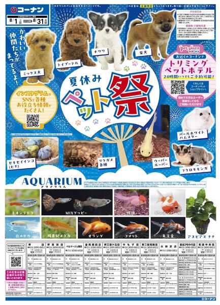 8月1日～8月31日　夏休みペット祭-1