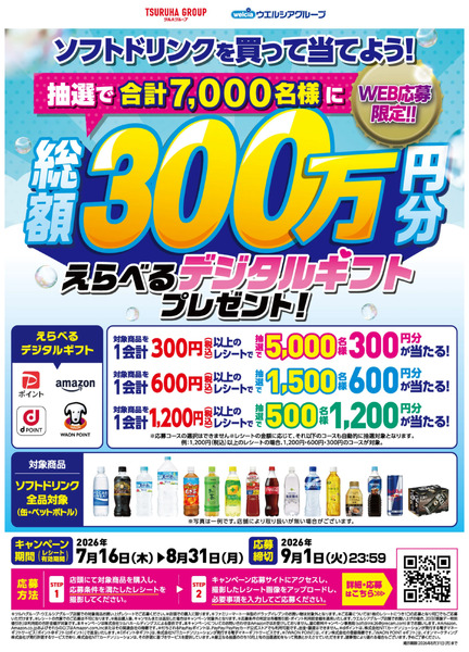 7月16日~8月31日 ソフトドリンクを買って当てよう!7月16日～8月31日-1
