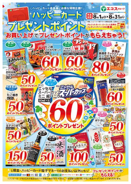 8月ハッピーカードプレゼントポイント-1