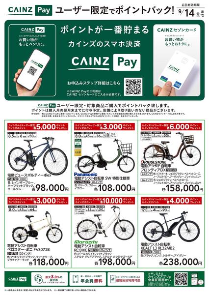 CAINZ Payユーザー限定ポイントバック！_サイクル-2