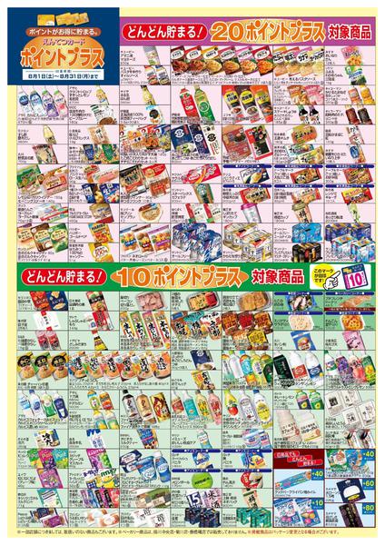 2026年8月1日〜31日まで8月　ポイントプラス-4