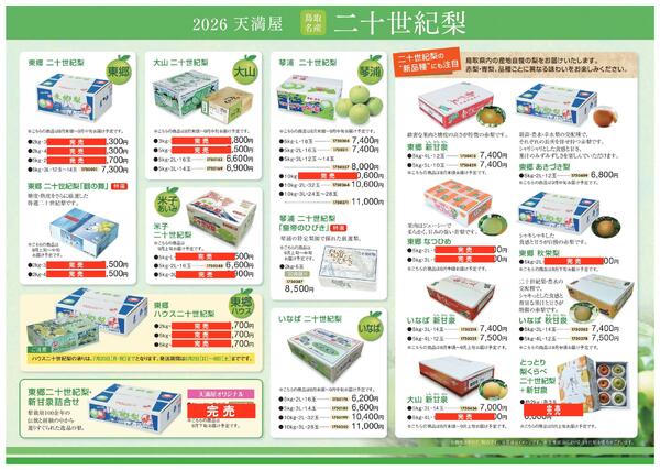 2026 天満屋 二十世紀梨【米子天満屋】-2