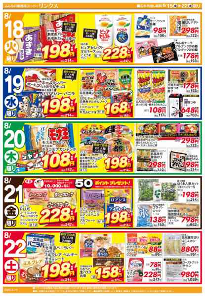 2026年8月15日〜22日までリンクス日替りお買得-2