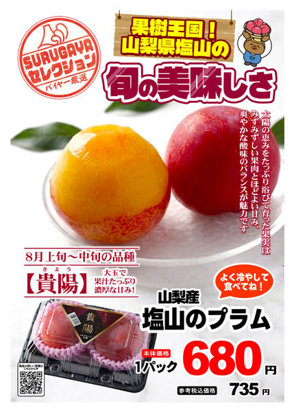 2026年8月1日〜31日までＳＵＲＵＧＡＹＡセレクション【青果】-1