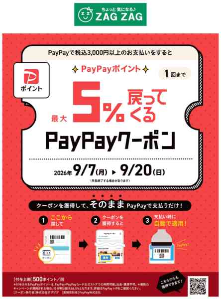 2026年9月9日〜20日までPayPayクーポン実施中！-1