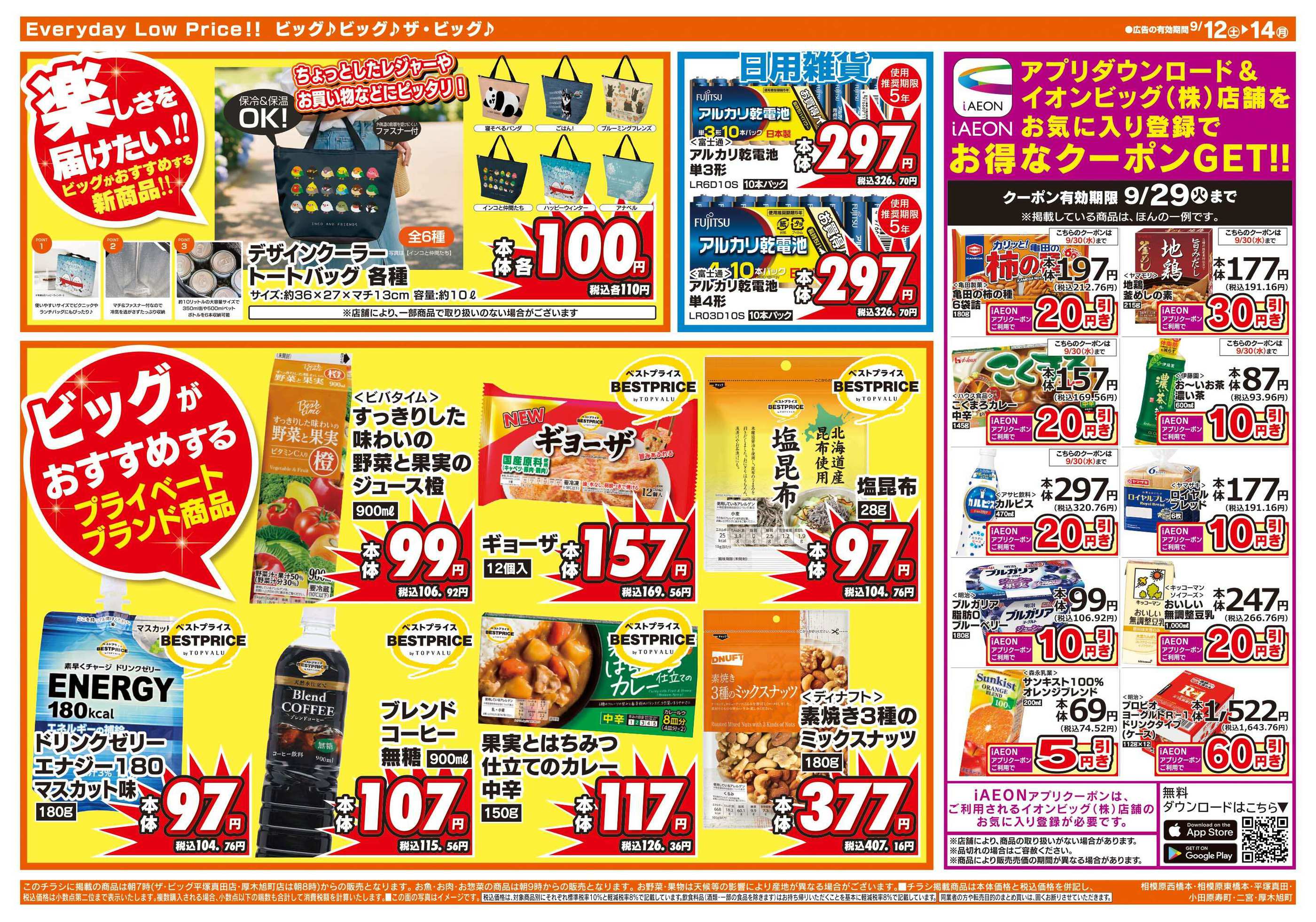ザ・ビッグ相模原西橋本店のチラシ｜最新の特売・セール情報【チラシ