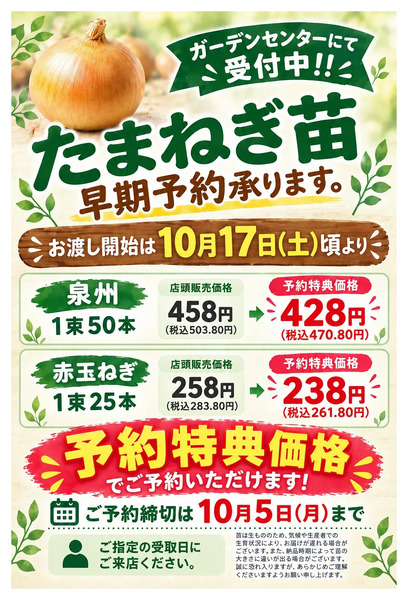 玉ねぎ苗早期予約9月10日～10月5日-1