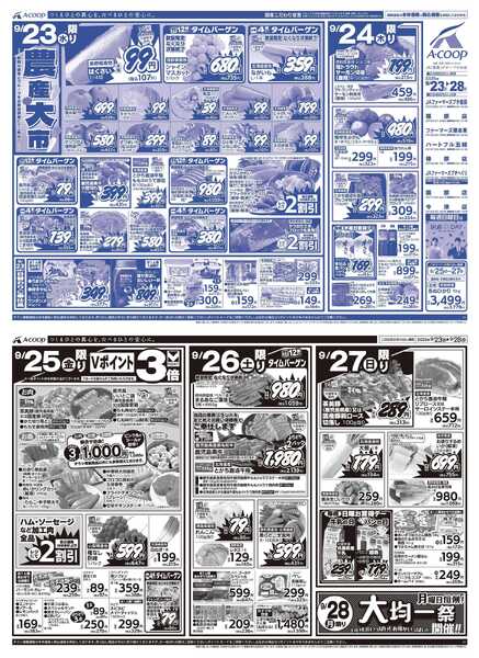 JA全農Aコープ 近畿・東海エリア 農産大市&大均一祭企画-1