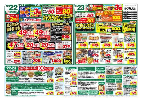 火水2日間の100enn均一セールと木金特売-1
