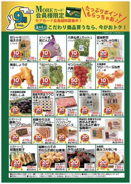 2026年9月7日〜30日まで9月号 ポイントセール特別版-1