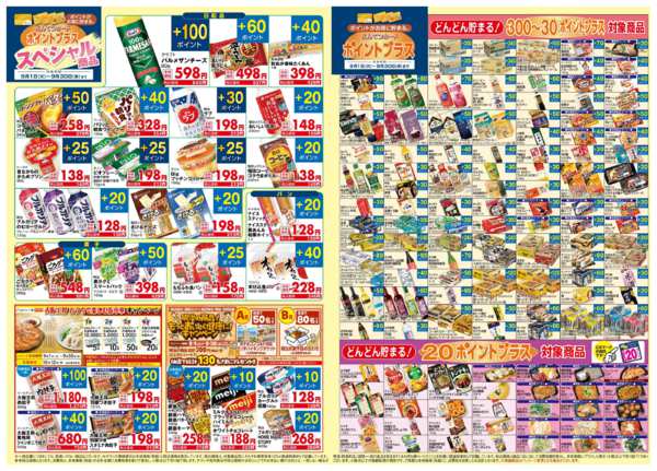 2026年9月1日〜30日まで9月　ポイントプラス-3