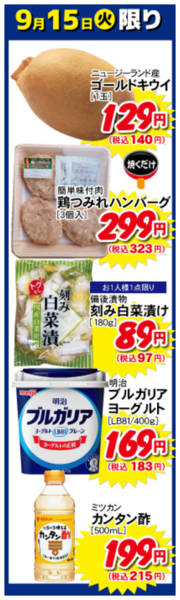2026年9月15日限り9月15日の日替わり商品！！new-1