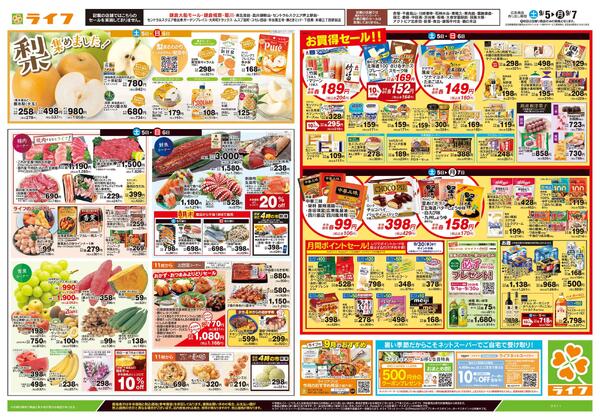 9/5号　総力祭/梨集めました！new-2