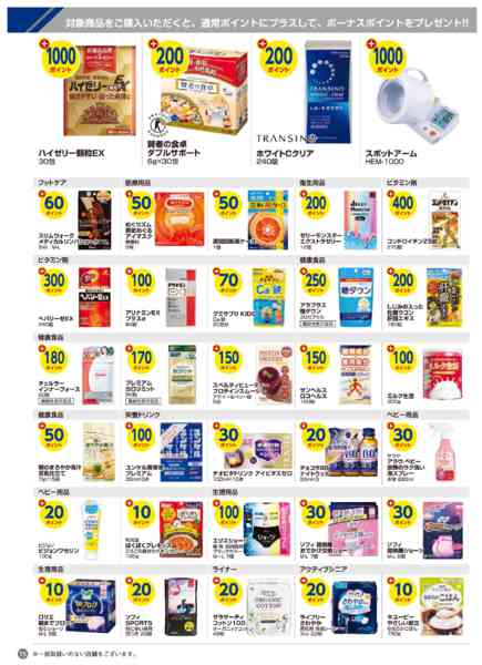 2026年9月1日〜30日まで今月のボーナスポイント商品！new-2