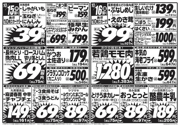 2026年10月14日〜16日まで激安日替り市!!-2
