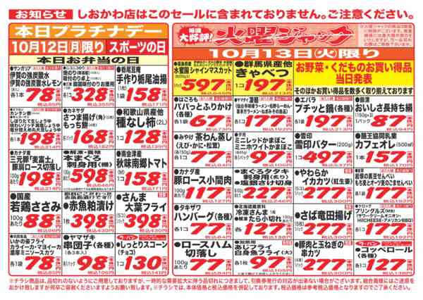 2026年10月10日〜13日までお買い得品が盛りだくさん！-1