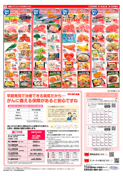 お店チラシ｢9月の特別チラシ｣(24日～27日)-2