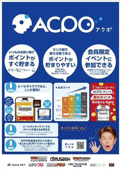 スーパービバホーム ポイントサービスACPO（アクポ）のご紹介！-1