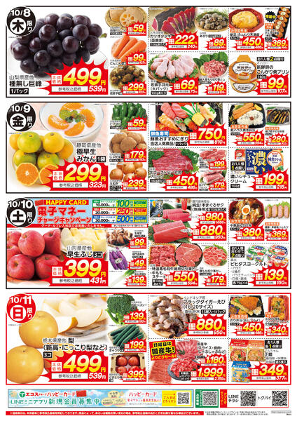 10月5日号青戸店大青果市-2