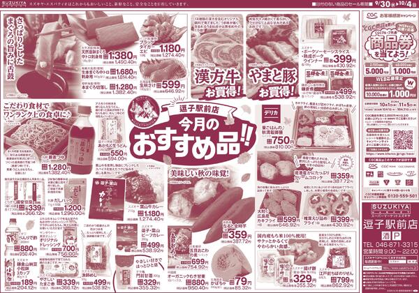 今月のおすすめ品!!2026/09/30 ～ 2026/10/04-1