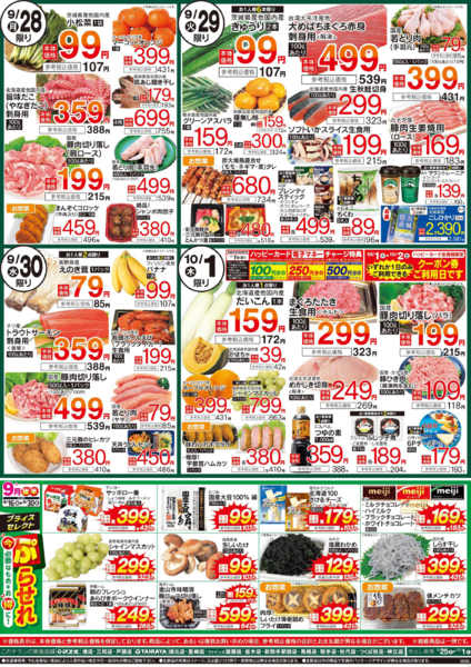 2026年9月28日〜10月1日まで9/25号　厳選お買得品-1