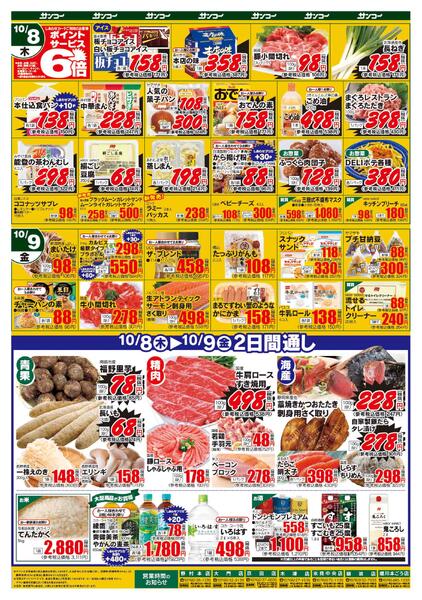 木津南星店 本日のチラシ-2