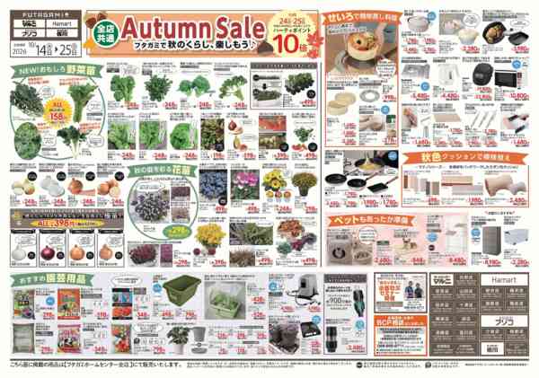 2026年10月14日〜25日まで全店共通 Autumn Sale-1