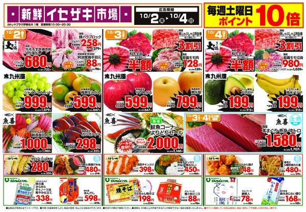 毎週土曜はポイント10倍デー！-1